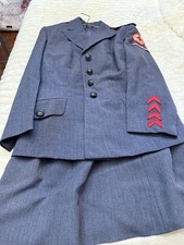 Vintage American Red Cross National Blood Program Uniform Tailored Jacket -Skirt picture