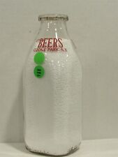 SSPQ Milk Bottle Beers Inc Dairy Ozone Park NY QUEENS COUNTY 1949 Deposit Bottle picture