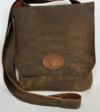 HAVERSACK PEBBLED BISON LEATHER MUZZLELOADER POSSIBLES BAG USA MADE  picture