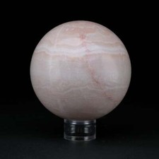 Genuine Polished Gemmy Pink Onyx Sphere from Mexico (3 lbs) picture