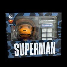 MEDICOM TOY VCD BABY MILO SUPERMAN Ver. A BATHING APE BAPE Figure H155mm picture