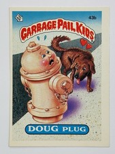 1985 Topps Garbage Pail Kids GPK -Series 2 -Glossy #43b DOUG PLUG (EX) See PICS picture