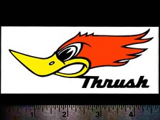 THRUSHGlasspack Mufflers - Original Vintage 1970's Racing Decal/Sticker picture