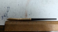 Edward Todd Co 11 HUGE vintage fountain pen dip pen nib 14k gold w/ holder picture