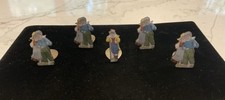Vintage Enamel Place Card Holders 5 Made in France picture