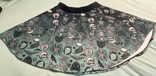 NWT Universal Studios Halloween Horror Never Go Alone Skirt Pockets XS/SM HHN picture
