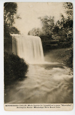 Antique Postcard Minnehaha Falls Minnesota Hiawatha Divided Back Posted 1912 picture