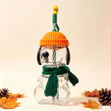A+ Starbucks x Peanuts Snoopy Glass Cup picture