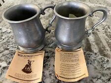 Set of 2 Wilton Armetale Pewter Mugs picture