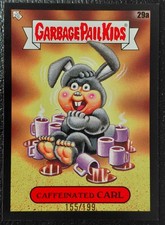 2024 Topps Garbage Pail Kids Battle Bands Green Day Caffeinated Carl Black /199 picture