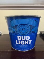 Bud Light Metal Tin Beer Bucket 2021 Fan Up picture