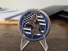 Columbia County WI Sheriffs Office K9 Collectible Police Challenge Coin picture