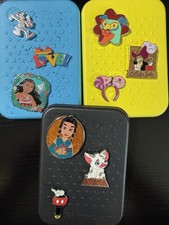 RANDOM Authentic Disney 3 Pin Plus Board Perfect For Trading At The Parks ￼ picture