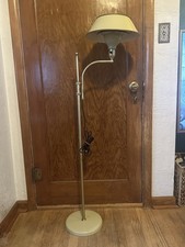 Vintage 1960s Brass MG Wheeler?  Sight Light Floor Lamp picture