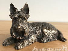 Bronze Scottish Terrier Beauchamp sculpture ornament figurine Scottie lover picture