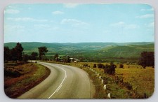 Vintage Photochrome Postcard Land of the Leatherstocking Franklin Mountain picture