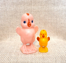 Vintage Knickerbocker Easter Plastic Chicks ** 40s/50s era picture