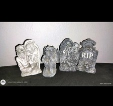 Halloween concrete/plaster statue molds tombstones picture