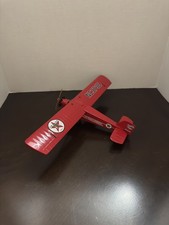 1998 Wings of Texaco 1929 Curtiss Robin Diecast Airplane Bank w/ Box & COA MIB picture