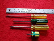 VTG 4PC FULLER TOOLS Multi-Screwdrivers Lot - Canada & USA - Save $ picture