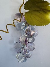 Set of 100 VTG style light pastel acrylic grape clusters,  picture