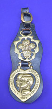 Vintage 1981 Princess Diana Brass Horse Harness Medallion picture