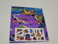 The Terry Toons - Mighty Mouse - Puffy Stickers Board Vtg 1983 Deputy Dawg NOS picture
