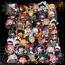 42 PCS Anime Halloween Stickers - Waterproof, laminated, vinyl, decal picture