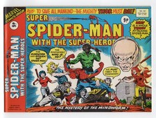 1974 MARVEL AMAZING SPIDER-MAN #138 & THOR #146 ORIGIN & 1ST MINDWORM RARE UK picture