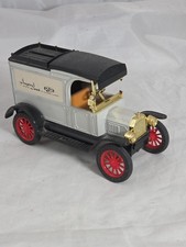 Vtg Ertl Diecast 1913 Model T Delivery Truck Coin Bank. People's Bank, Illinois  picture