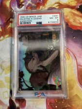 1996 UPPER DECK U.D. SPACE JAM ANIMOTION #AN1 ENLISTING A LEGEND ANIMOTION PSA 8 picture