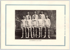 1929 Yale Banner & Pot Pourri ORIGINAL PAGE Freshman Crew Team picture
