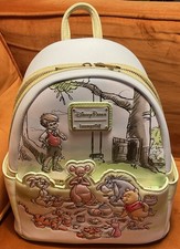 Loungefly Disney Parks Winnie the Pooh Mini Backpack Handbag Multicolor picture
