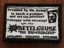 BeetleJuice Business Card Morale Patch Tactical Military Army Badge Flag picture