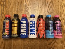 Prime Hydration 7 Empty Bottle Lot - UFC WWE Dodgers X picture