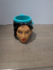 VINTAGE 90’s Disney Pocahontas Princess Plastic Cup Applause Mug Hummingbird  picture