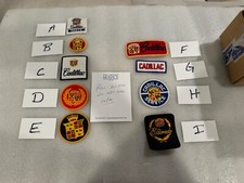 VINTAGE  CADILLAC DEALERSHIP PATCHES 1960’s 1970’s 1980's new old stock picture