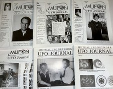 MUFON UFO JOURNAL 2001 - 2008 Lot of 6 Issues Dan Aykroyd Space Aliens E.T. picture