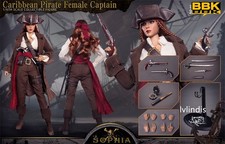 BBK017 1/6 Pirates of the Caribbean Female Captain Action Figure Model Statue picture