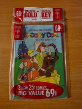 Gold Key 3 Pack SEALED Scooby-Doo #26 Robin Hood #3 Baby Snoots #17 NM 1974 picture