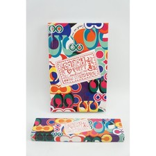 Vintage Coach Poppy Notebook and Pencil Set Multicolor Graffiti Logo Print New picture