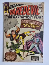 Daredevil #6 Marvel 1965 1st Mr Fear Fellowship of Fear Wally Wood Low Grade picture