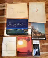1956 GENERAL MOTORS TECHNICAL CENTER Program / Envelope / Tour Brochures VINTAGE picture