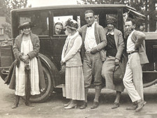 1923 Vintage Sedan Lake Arrowhead California Car Photo picture