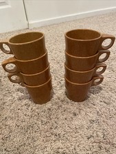 Vintage military mess hall coffee cups US Army melamine mug 10 Oz Lot of 8 cups picture