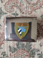 Vtg Cuban Army Military Dress Belt Buckle Insignia Coat Of Arms picture