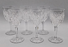 St Louis Florence Pattern Pineapple Wine Glasses 6 1/2