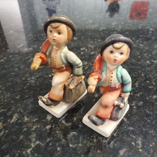 2 x Goebel Hummel Merry Wanderers #11 2/0 TMK 2 (7 Buttons) See Pics And TMK 5  picture