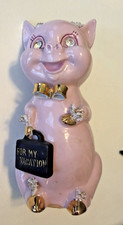Vintage Lefton Japan Ceramic Piggy Bank 