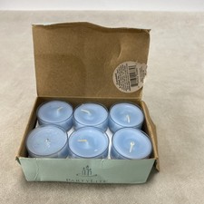 Partylite Sky Blue Tealights Candles V0465 12 Candles Wedding Home Decor picture